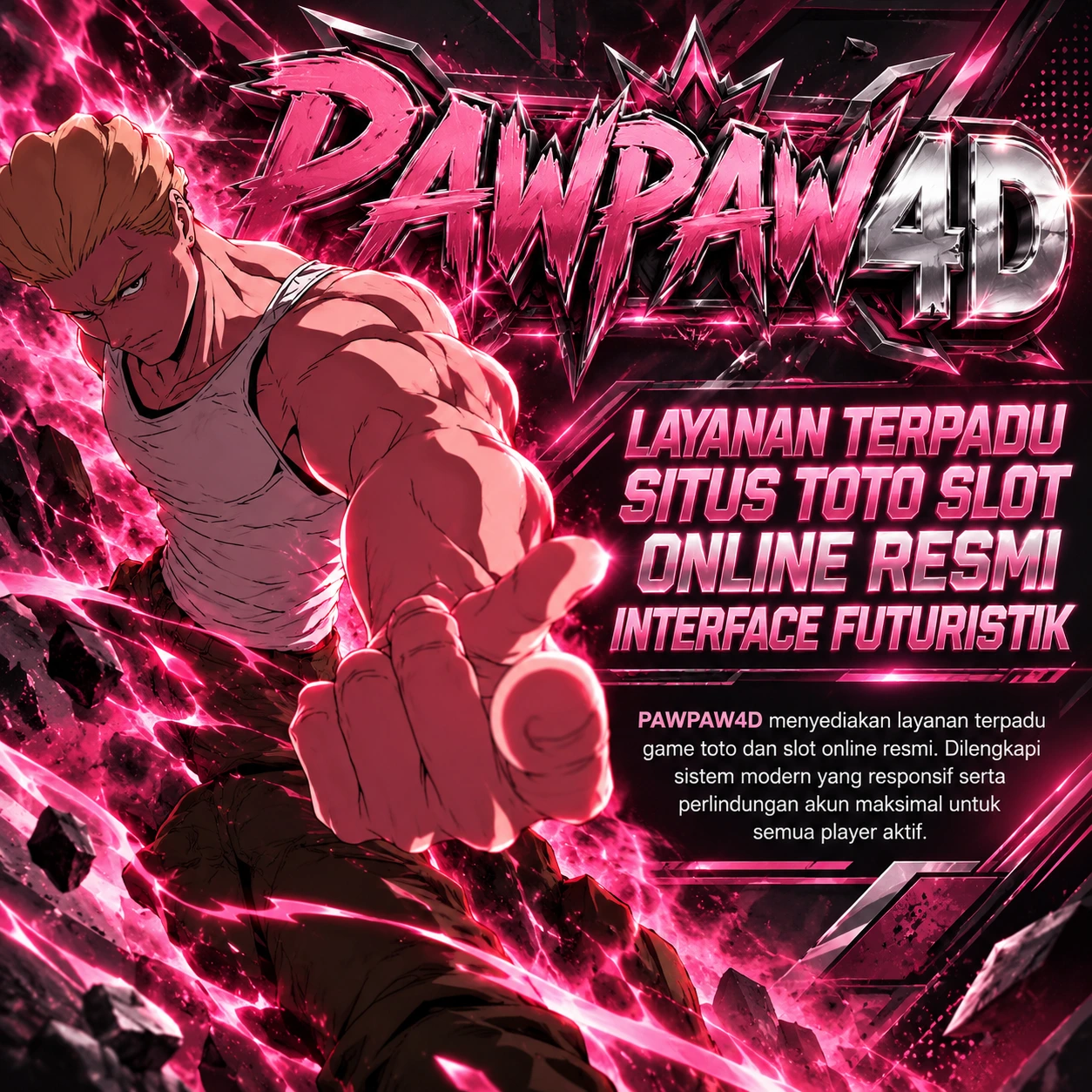 PAWPAW4D | Layanan Terpadu Situs Toto Slot Online Resmi Interface Futuristik